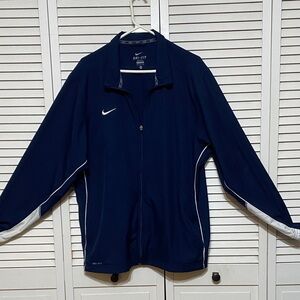 Nike Dri-Fit Navy Windbreaker Jacket Size XL